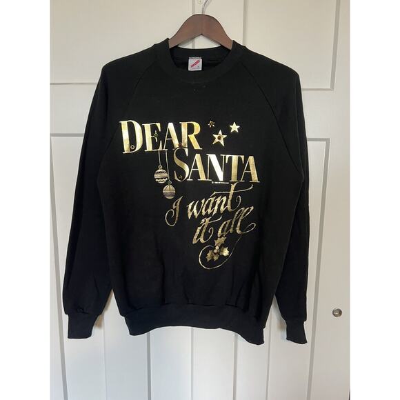 Jerzees Tops - Vintage Christmas Sweater 1989 Made in USA Jerzees STILL LIGHTS UP! Large